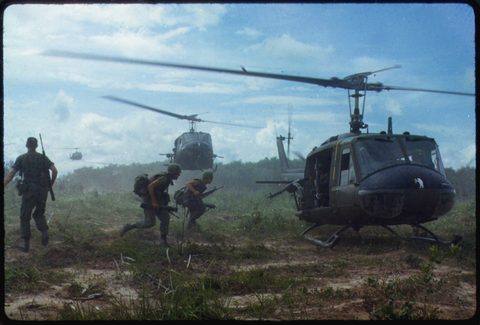 Hueys by U.S. Army — large framed print