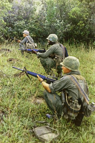 Securing the LZ by U.S. Army — large framed print