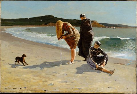 Eagle Head, Manchester, Massachusetts (High Tide) by Winslow Homer — large framed print