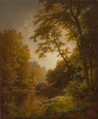 June Day by William Trost Richards — large framed print