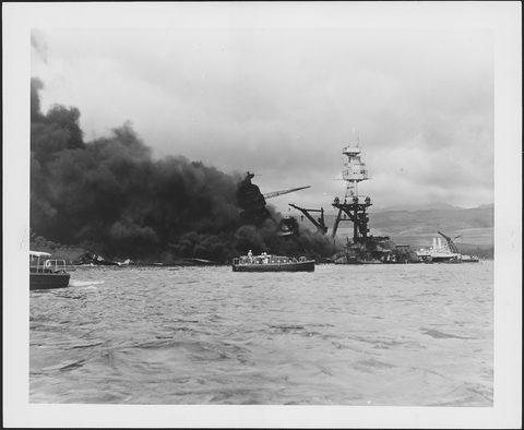 USS Arizona by U.S. Navy — large framed print
