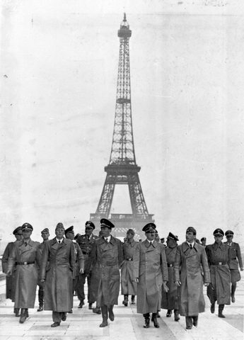 Hitler in Paris by Heinrich Hoffmann — large framed print