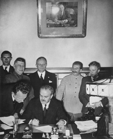 Molotov–Ribbentrop by Unknown — large framed print