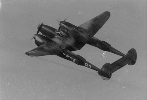 P-38 42-67297 by U.S. Army Air Forces — large framed print