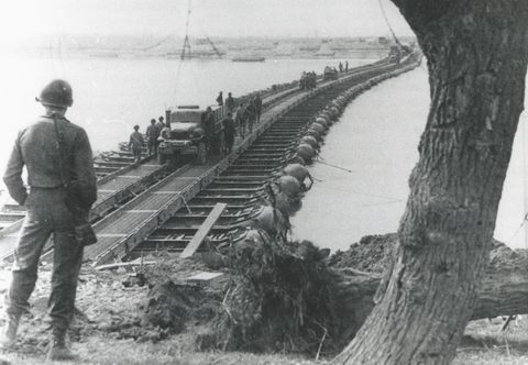 Crossing the Rhine by U.S. Army — large framed print