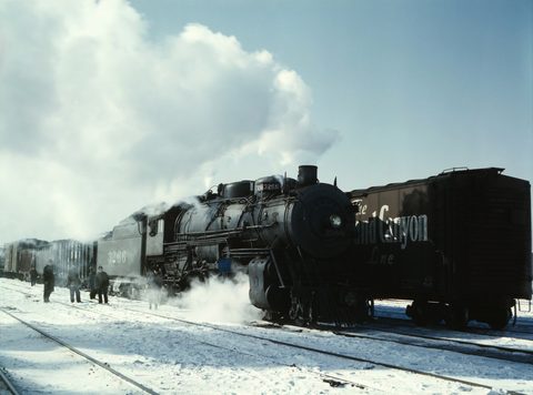 Santa Fe freight by Jack Delano — large framed print