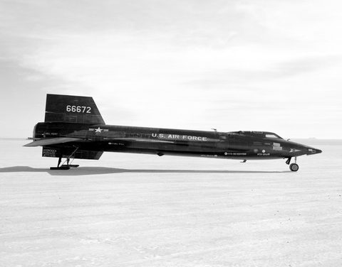 X-15 ship 3 on Rogers Dry Lake by NASA — large framed print